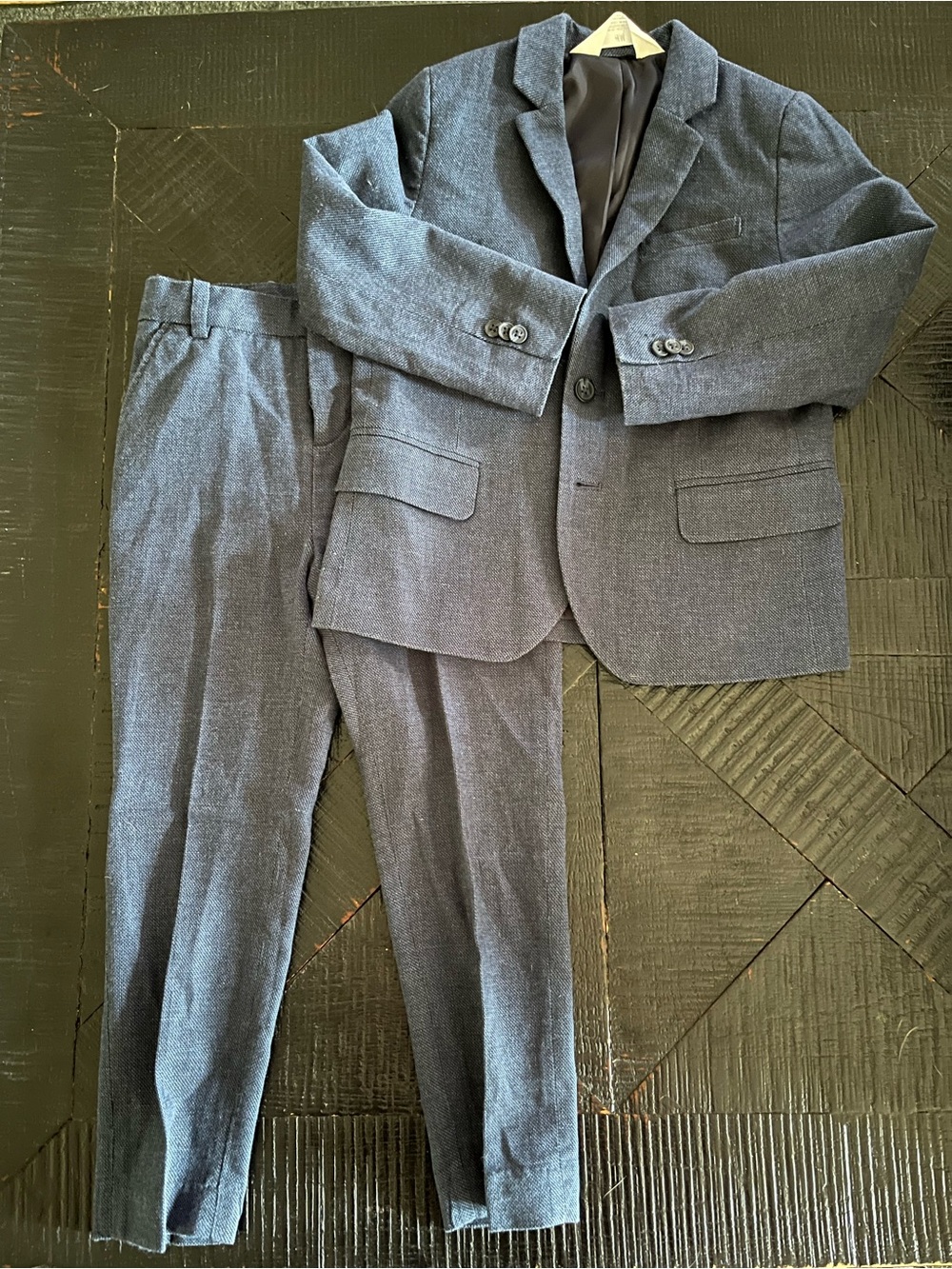H&M Boys Navy Blazer and Trousers Suit Set Size 5T
